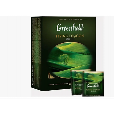 Чай зеленый Greenfield Flying Dragon 100 пак.